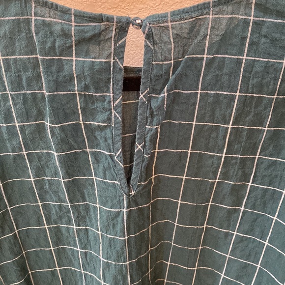 A new day puff sleeve window pane top M - Picture 6 of 7